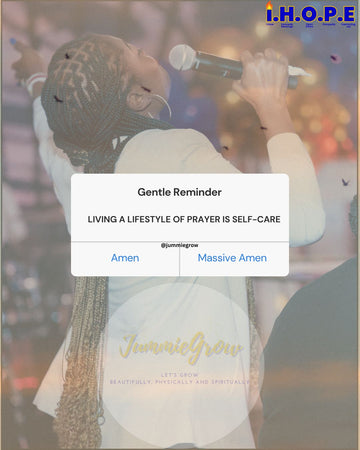 LIVING A LIFESTYLE OF PRAYER IS SELF-CARE