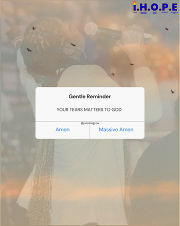 Your Tears Matter to God