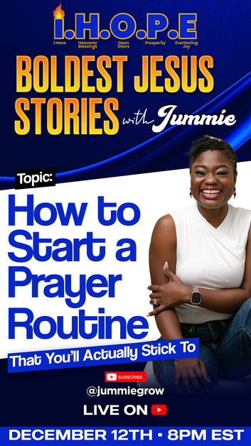 E-course on how to start a prayer routine you can actually stick to